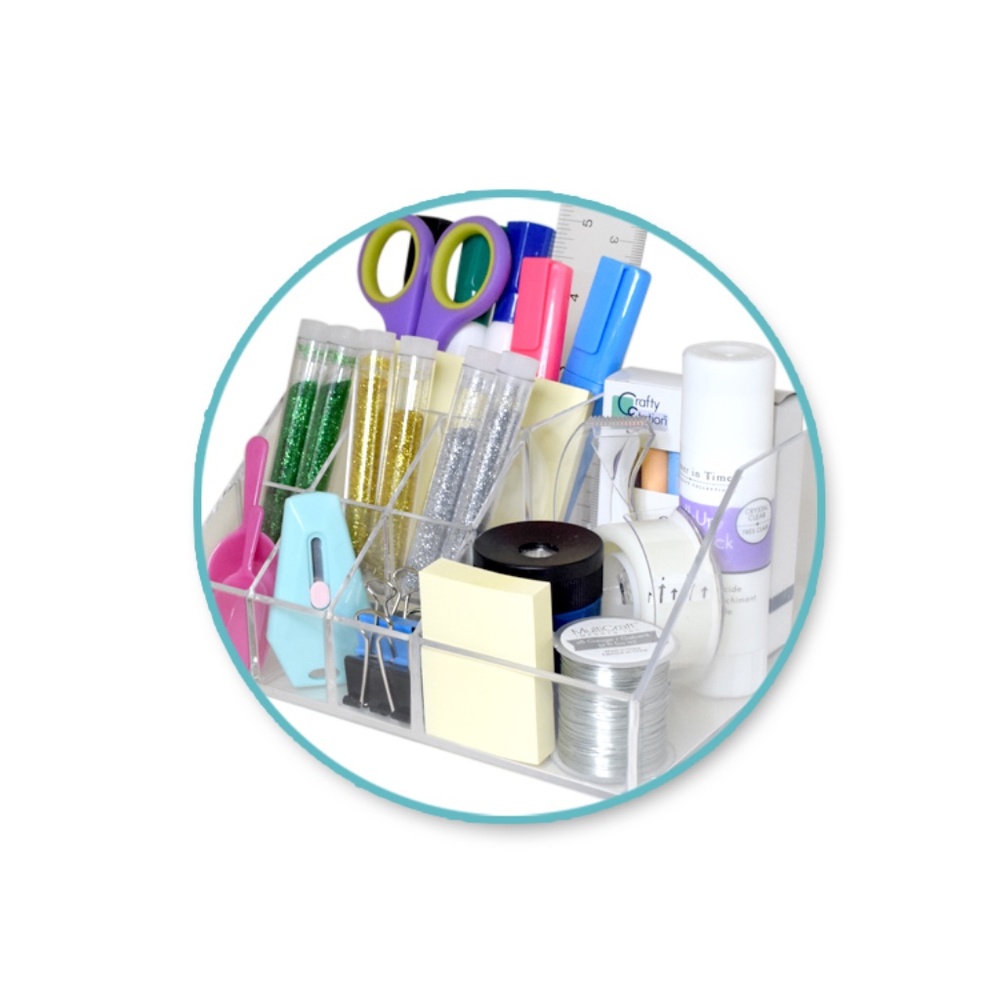 BACK in boutique - Storage Desktop Acrylic Organizer Box 5"x6.75"x3.25" in. - Picture 3 of 7